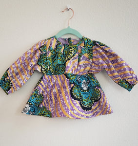 Massa Baby Toddler African Print Long Sleeve Dress