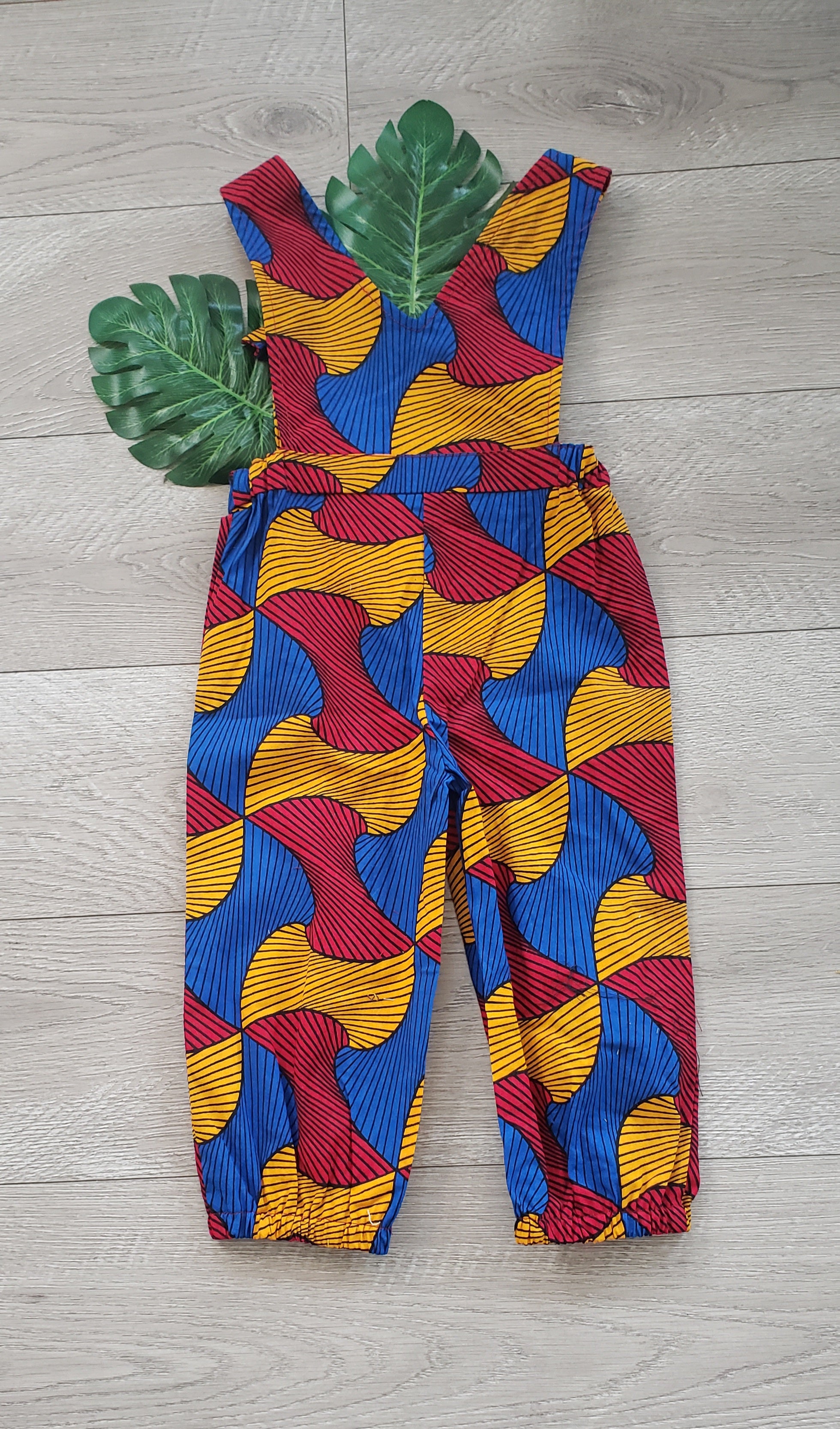 Khadija Baby Toddler African Print Overalls