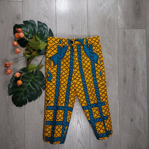 Mighty Elephants Toddler Kids African Print Tunic and Pants Set